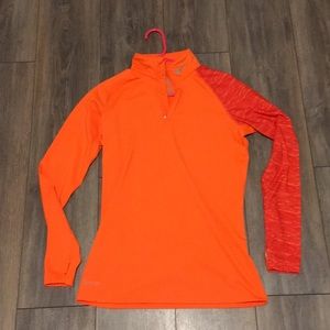 Nike Dri-fit orange pullover
